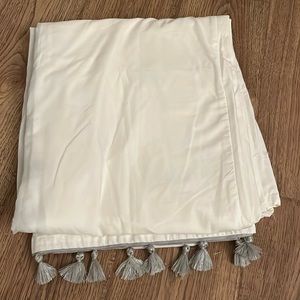 Pottery Barn Kids Crib Skirt with Tassles